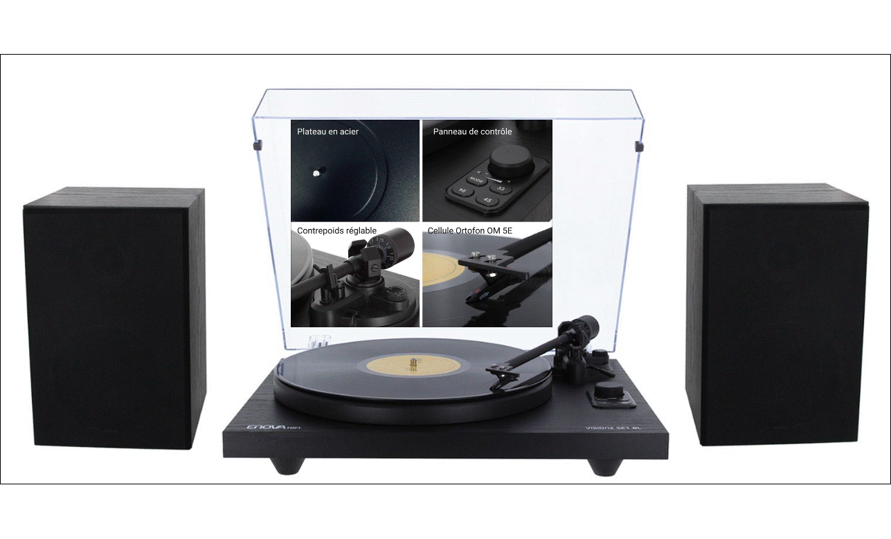 PLATINE VINYLE  VISION2 SET BL