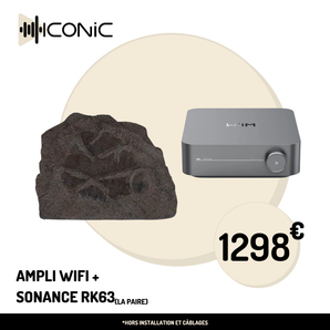 Pack Ampli WiFi + Enceintes Ext Sonance RK63 ( La Paire )