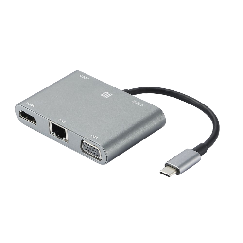 Hub USB-C universel pour Macbook et PC - 5 ports : USB 3.0 + USB-C - A -  Iconic