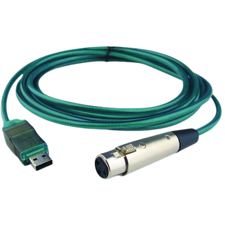 Alctron UC 210 - Câble USB/XRL Femelle