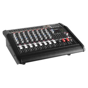 TABLE DE MIXAGE AMPLIFIÉE 2 X 500 W, 8 CANAUX