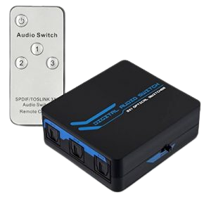 Commutateur Optique Toslink/SPDIF  3 entrées 1 sortie